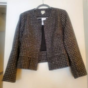 J. Crew Tweed Peplum Blazer